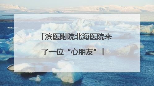 滨医附院北海医院来了一位“心朋友”