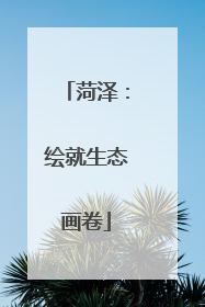 菏泽：绘就生态画卷