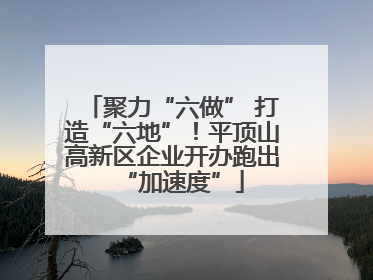 聚力“六做” 打造“六地”！平顶山高新区企业开办跑出“加速度”