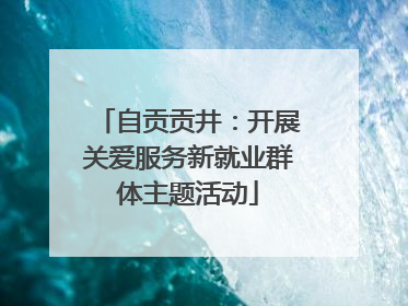 自贡贡井：开展关爱服务新就业群体主题活动