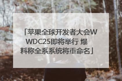 苹果全球开发者大会WWDC25即将举行 爆料称全系系统将重命名