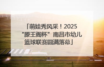萌娃秀风采！2025“滕王阁杯”南昌市幼儿篮球联赛圆满落幕