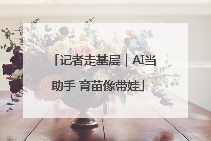 记者走基层｜AI当助手 育苗像带娃