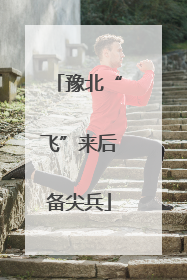 豫北“飞”来后备尖兵