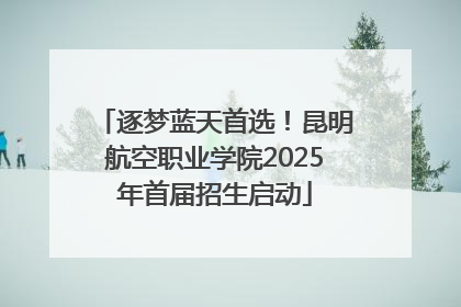 逐梦蓝天首选！昆明航空职业学院2025年首届招生启动
