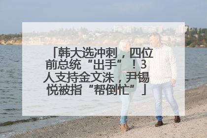 韩大选冲刺，四位前总统“出手”！3人支持金文洙，尹锡悦被指“帮倒忙”