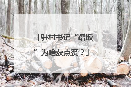 驻村书记“蹭饭”为啥获点赞？