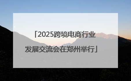 2025跨境电商行业发展交流会在郑州举行