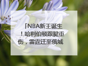 NBA新王诞生！哈利伯顿跟腱重伤，雷霆迁至俄城后首次夺冠